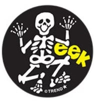 Skeleton Scratch 'n Sniff Retro Stinky Stickers
