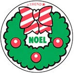 PRE-ORDER Evergreen Wreath Scratch 'n Sniff Retro Stinky Stickers *NEW!