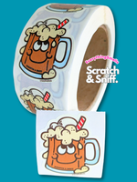 Root Beer Float Scratch & Sniff Sticker Roll *NEW!