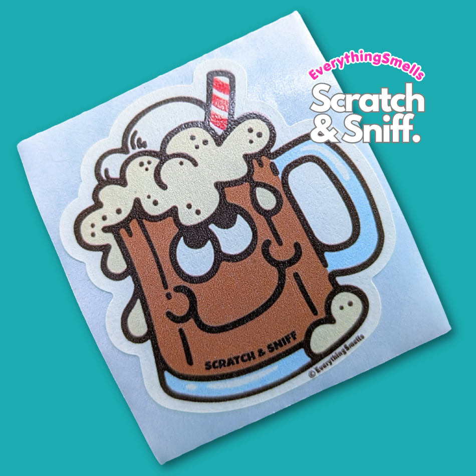 Root Beer Float Scratch & Sniff Sticker Roll *NEW!