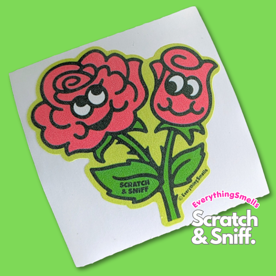 Red Roses Scratch & Sniff Sticker Roll *NEW!