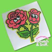 Red Roses Scratch & Sniff Sticker Roll *NEW!