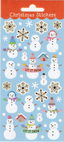 Let It Snow Snowman Stickers *NEW!