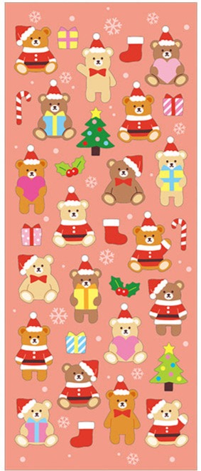 Little Christmas Bear Stickers by Mind Wave *NEW!