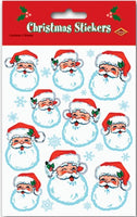 Retro Santa Face Stickers *NEW!