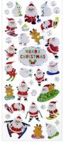 Santa & Snowmen Winter Sports Drop Stickers *NEW!