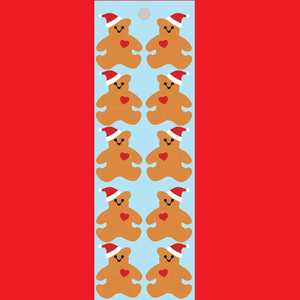 Little Santa Bears Sticker Sheet *NEW!