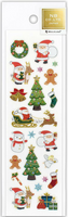 Classic Santa Soft Acrylic Stickers