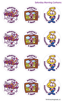 Saturday Morning Cartoons EverythingSmells Scratch & Sniff Stickers