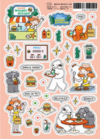 Chloe's Seaweed Burgers Stickers by 9 O'Clock Bonnie