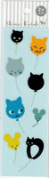 Cat & Mouse Balloon Stickers by Shinzi Katoh