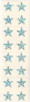 Silver Stars Prismatic Stickers by Hambly *NEW!