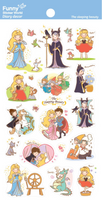 Sleeping Beauty Stickers by Funny Sticker World *NEW!