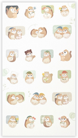 Tuck In Sleepy Flying Squirrel Stickers *NEW!