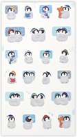 Tuck In Sleepy Penguin Stickers *NEW!
