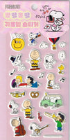 Snoopy Feel The Beat Puffy Stickers *NEW!