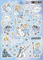 Snow Dance Stickers by 9 O'Clock Bonnie