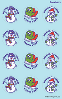 Snowberry Snow Family EverythingSmells Scratch & Sniff Stickers *NEW!