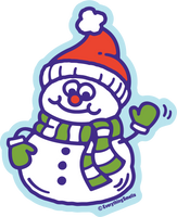 Baby Snowman Vinyl Sticker by EverythingSmells *NEW!