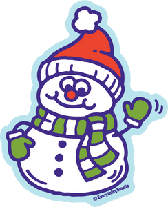 Baby Snowman Vinyl Sticker by EverythingSmells *NEW!