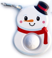 Snowman Popper Toy Backpack Clip