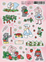 Strawberry Stickers by 9 O'Clock Bonnie *NEW!