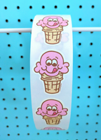 Strawberry Ice Cream Scratch & Sniff Sticker Roll *NEW!