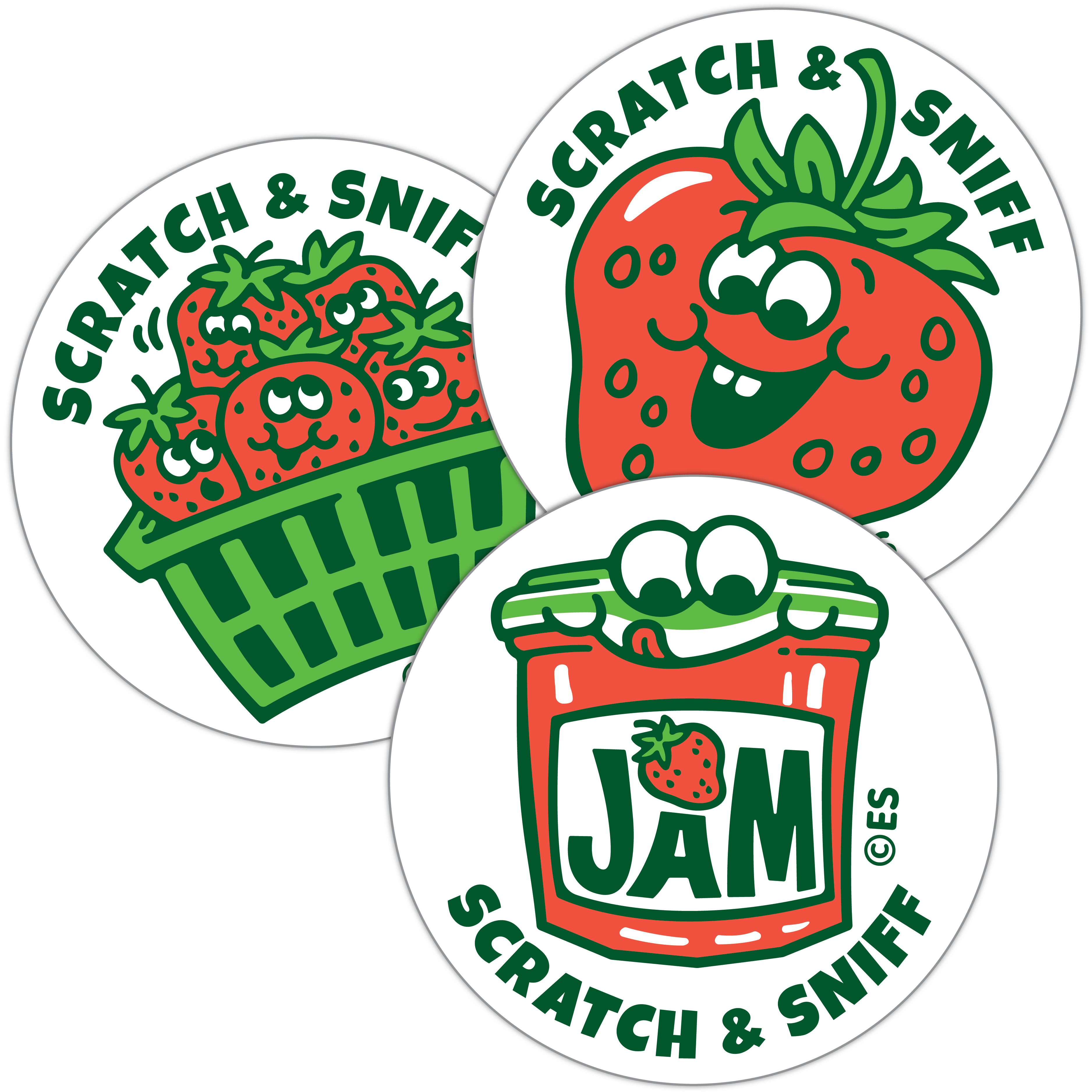 Strawberry EverythingSmells Scratch & Sniff Stickers