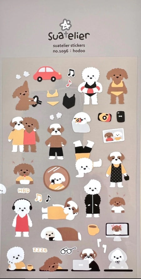 On The Weekend Hodoo Dog Stickers by Suatelier *NEW!