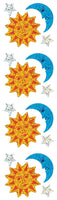Sun, Moon & Stars Prismatic Stickers by Hambly *NEW!