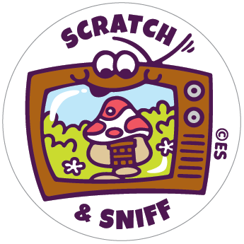 Saturday Morning Cartoons EverythingSmells Scratch & Sniff Stickers *NEW!