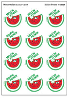 Watermelon Scratch 'n Sniff Retro Stinky Stickers