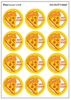 Pizza Slice Scratch 'n Sniff Retro Stinky Stickers