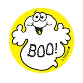 Coconut Ghost Scratch 'n Sniff Retro Stinky Stickers *NEW!