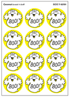 Coconut Ghost Scratch 'n Sniff Retro Stinky Stickers