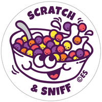 Saturday Morning Cartoons EverythingSmells Scratch & Sniff Stickers *NEW!