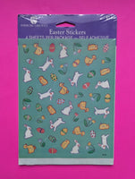 Vintage American Greetings Easter Icons Green Sticker Sheet