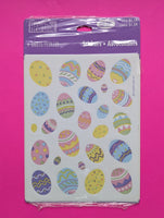 Vintage Hallmark Easter Eggs Sticker Sheet