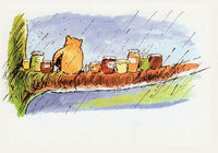 A Rainy Day Calls For Honey Pooh Bear Postcard *NEW!