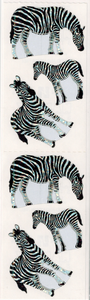 Zebra Prismatic Stickers by Hambly *NEW!