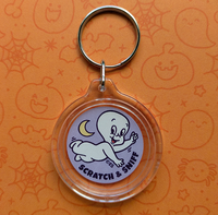 Bringing Back the 80s Halloween Sticker Key Charm *NEW!