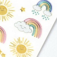 Sunshine & Rainbows Soft Acrylic Stickers *NEW!