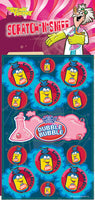 Dubble Bubble Dr. Stinky Scratch -N-Sniff Stickers *NEW!