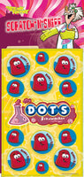 Strawberry Dots Dr. Stinky Scratch -N-Sniff Stickers *NEW!