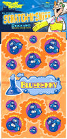 Blueberry Dr. Stinky Scratch -N-Sniff Stickers (2 sheets)