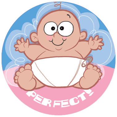 Baby Powder Dr. Stinky Scratch-N-Sniff Stickers (2 sheets) *NEW!