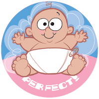 Baby Powder Dr. Stinky Scratch-N-Sniff Stickers