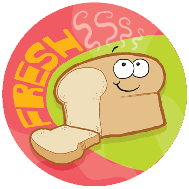Bread Dr. Stinky Scratch-N-Sniff Stickers (2 sheets) *NEW!