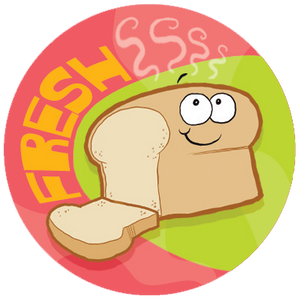 Bread Dr. Stinky Scratch-N-Sniff Stickers (2 sheets) *NEW!
