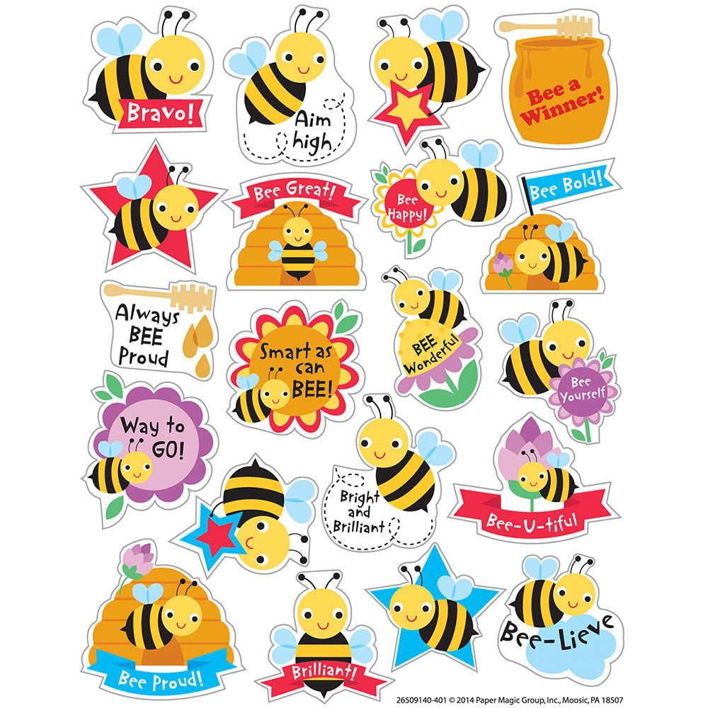 Honey Bees Scented Stickers (80 stickers)